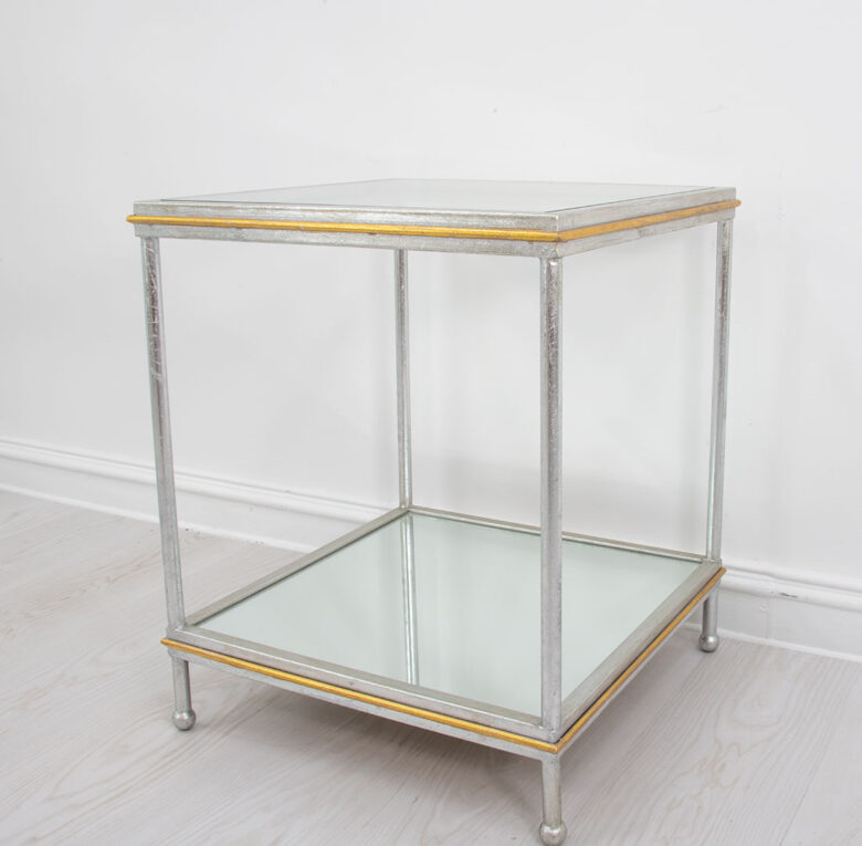 Lauren Silver & Gold Side Table - Image 3