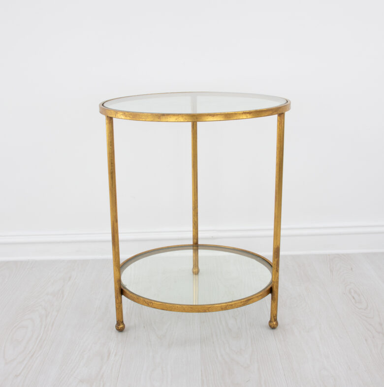 Lilia Gold Round Side Table - Image 5