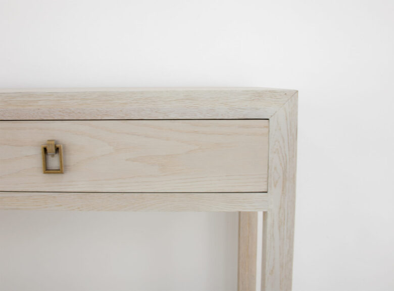 Maribel Light Oak Console Table - Image 3