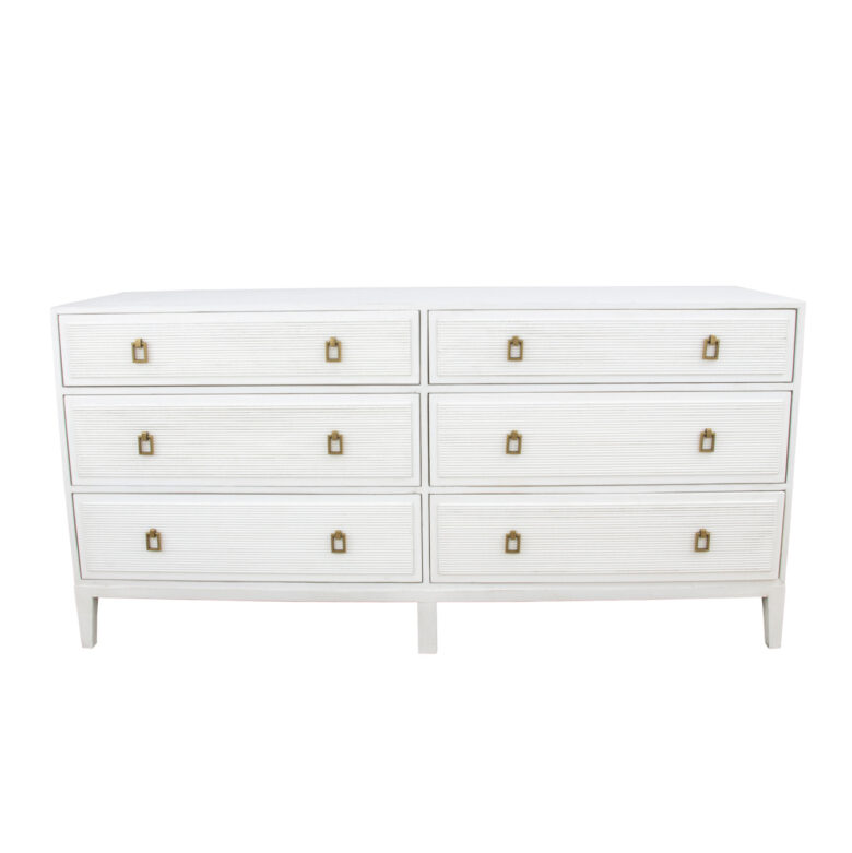 Mason Long White Dresser- Lillian Home