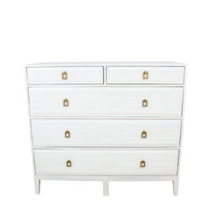 Mason Tall White Dresser- Lillian Home