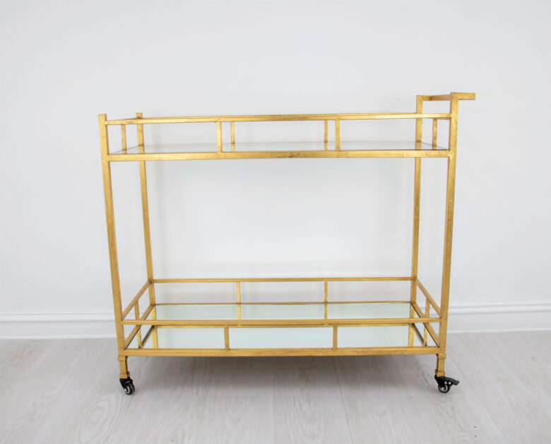 Melody Gold Serving Cart - Image 4