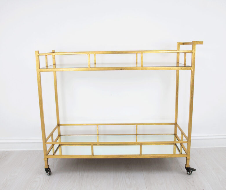 Melody Gold Serving Cart - Image 5