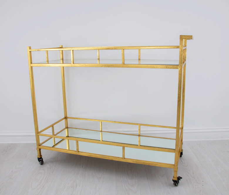 Melody Gold Serving Cart - Image 7