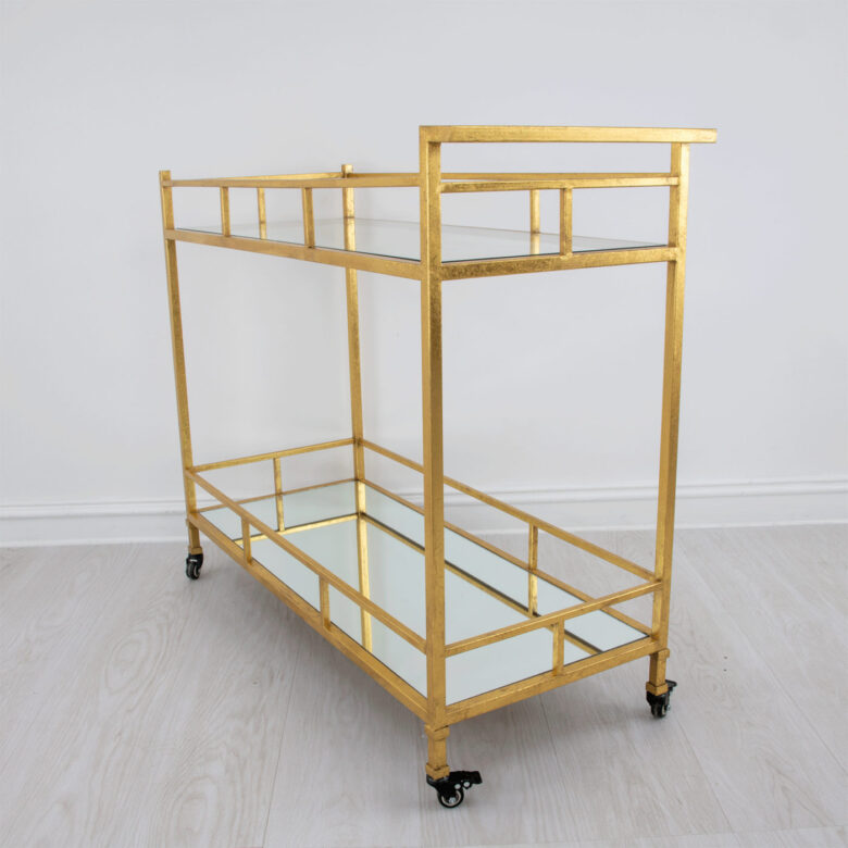 Melody Gold Serving Cart - Image 8