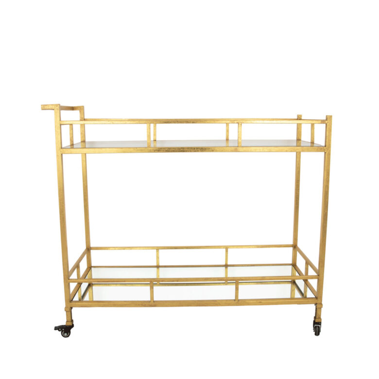 Melody Gold Serving Cart- Lillian Home