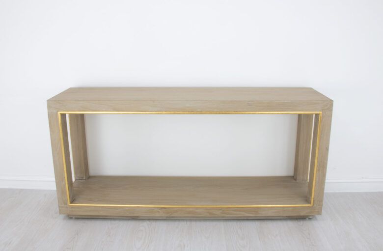 Odetta Natural Oak Console Table - Image 4