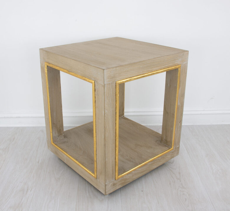 Odetta Natural Oak Side Table - Image 3