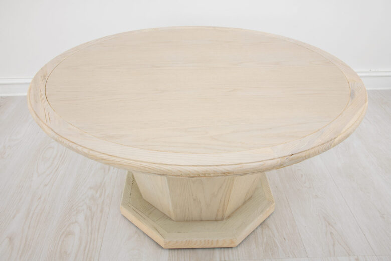 Olivia Oak Round Coffee Table - Image 2