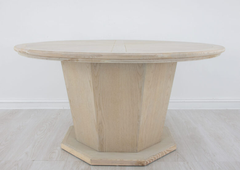 Olivia Oak Round Dining Table - Image 5