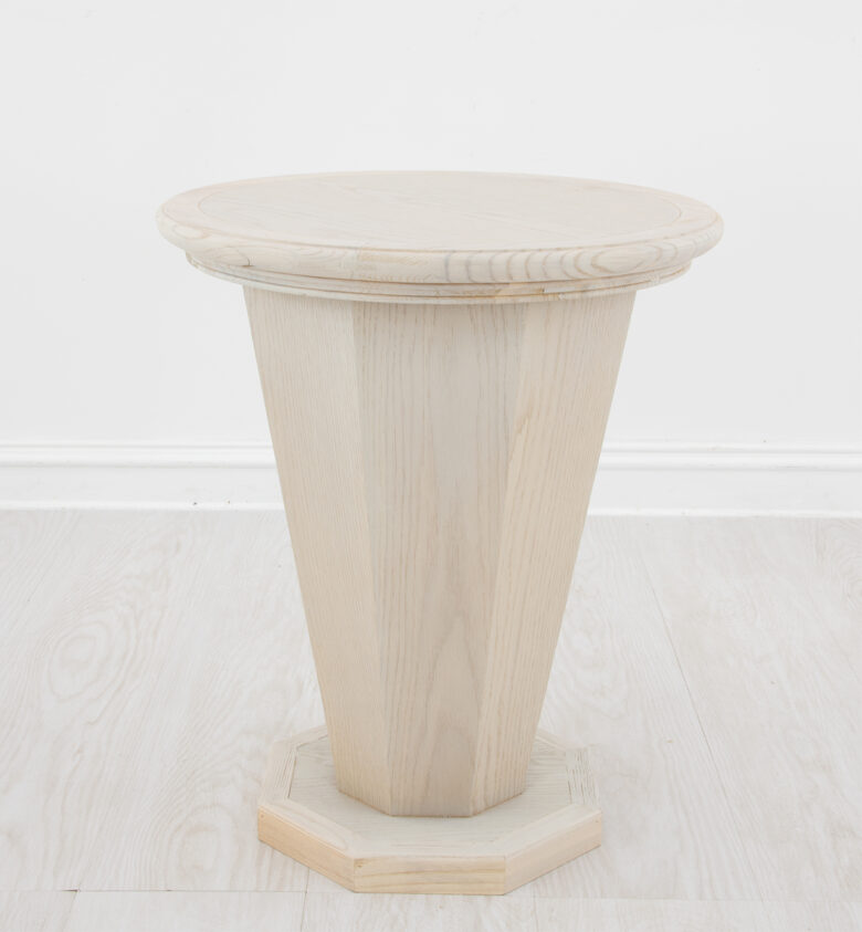 Olivia Oak Side Table - Image 4