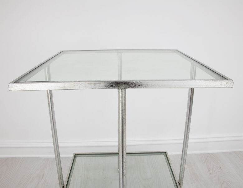 Romana Silver Square Side Table - Image 3