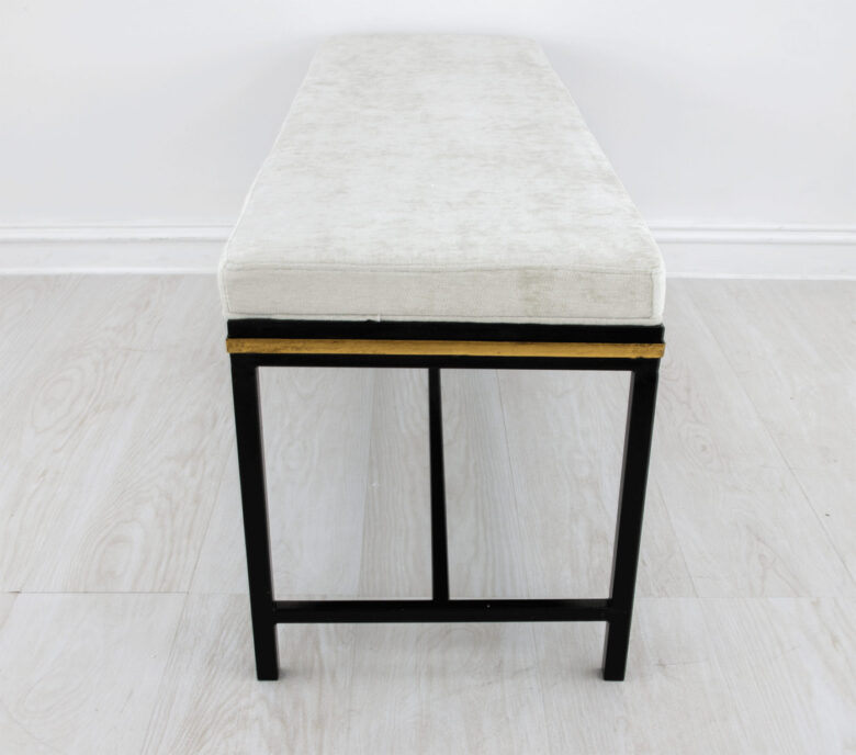 Tiffany Black & Gold Long Bench - Image 5