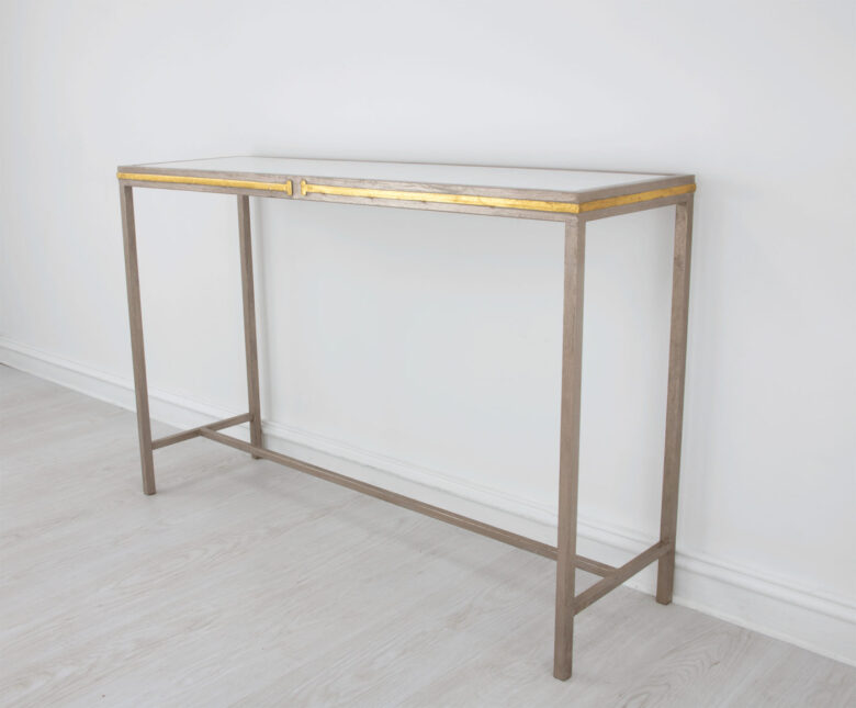 Tiffany Champagne & Gold Console Table - Image 4