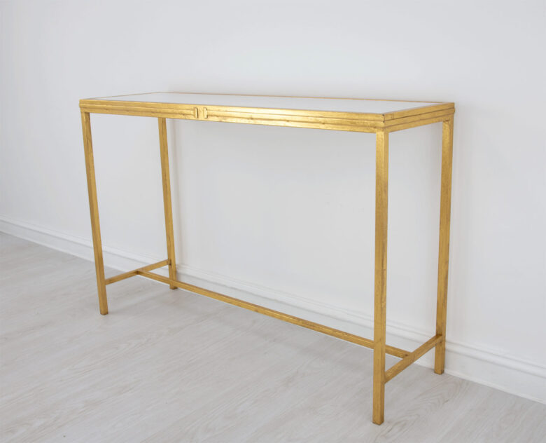 Tiffany Gold Console Table - Image 4