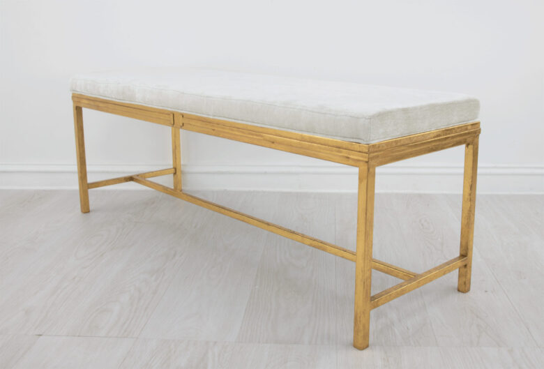 Tiffany Gold Long Bench - Image 3