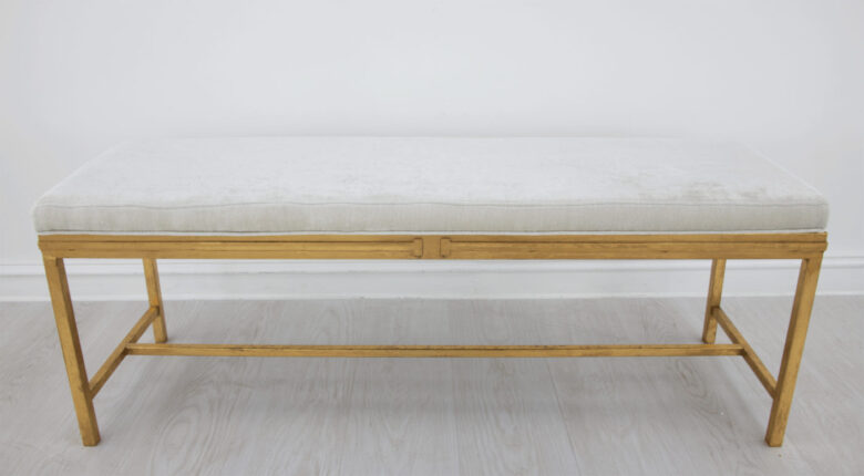 Tiffany Gold Long Bench - Image 4