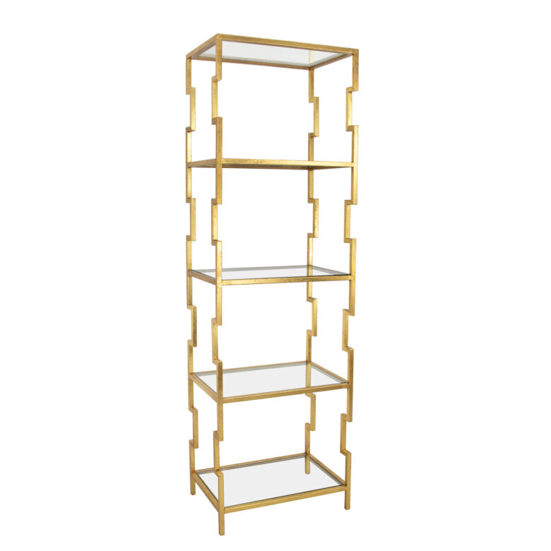 Zaro Gold Shelf- Lillian Home