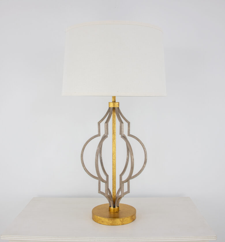 Luna Champagne & Gold Table Lamp - Image 3