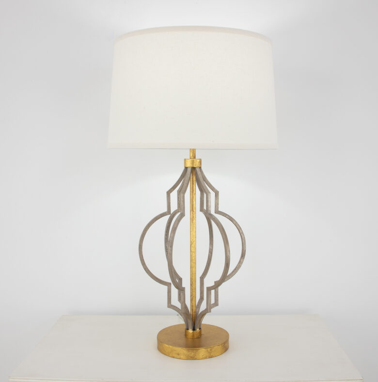 Luna Champagne & Gold Table Lamp - Image 2