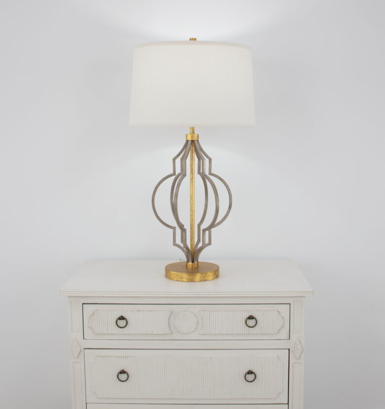 Luna Champagne & Gold Table Lamp - Image 6