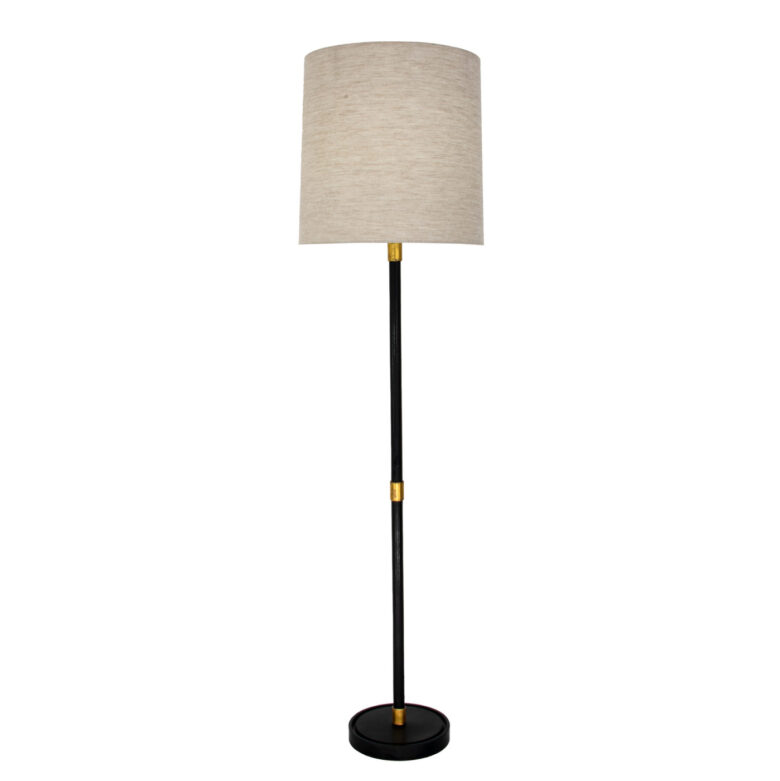 Sarasota Black & Gold Floor Lamp