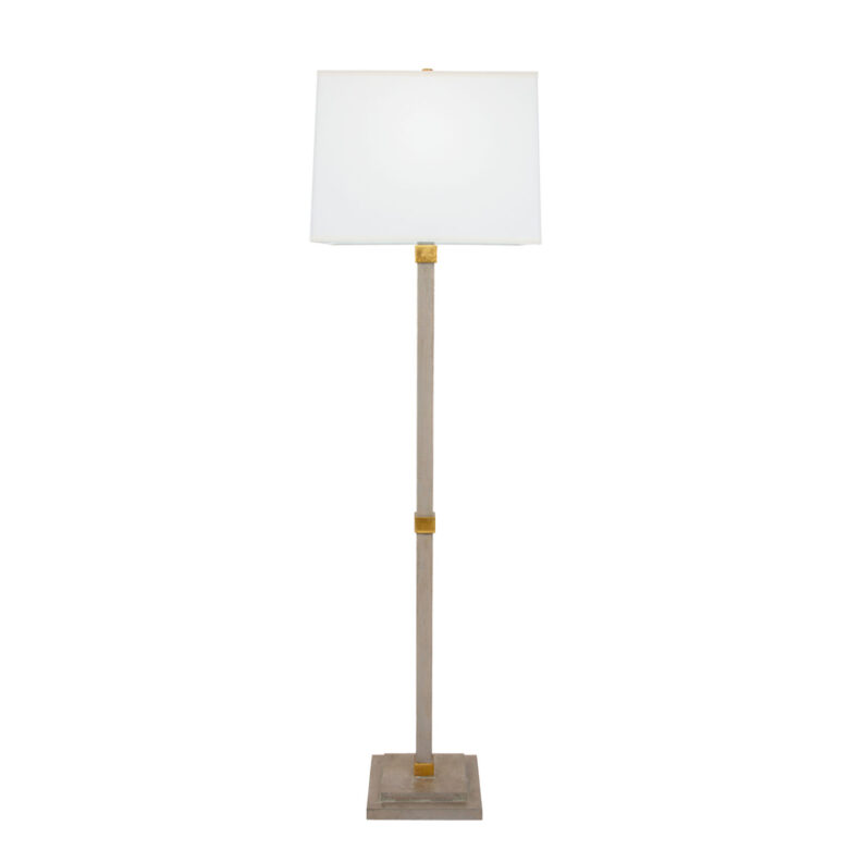 Swist Champagne & Gold Floor Lamp