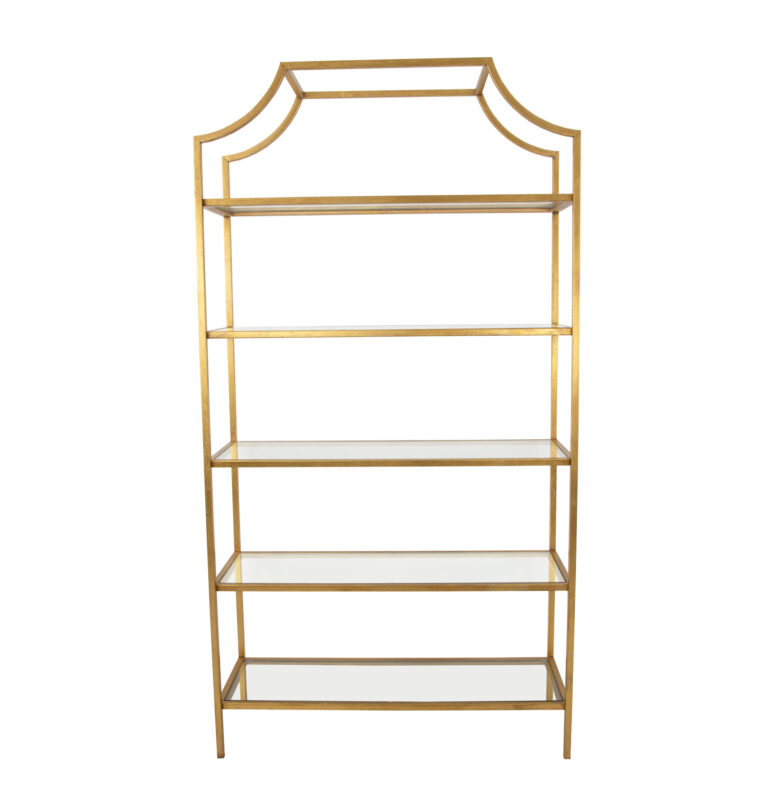 Altu Gold Leaf Large Shelf- Lillian Home