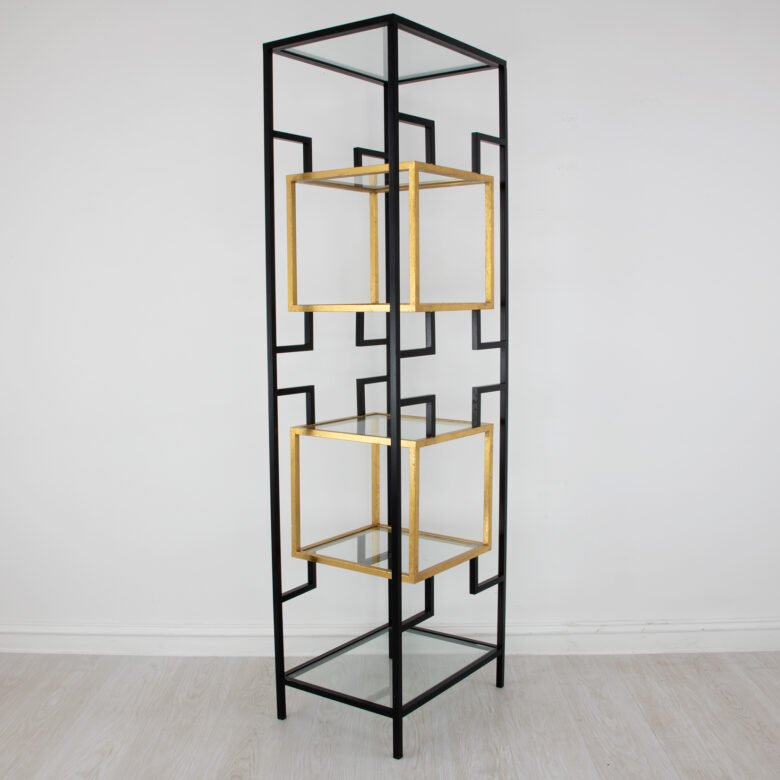 Bullani Black & Gold Small Shelf - Image 4