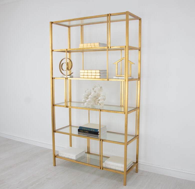 Darrel Gold Modern Shelf - Image 4