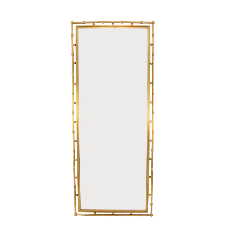 Jamison Gold Full Length Mirror- Lillian Home