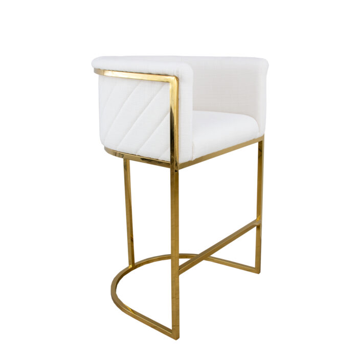 Lucca Gold Counter Stool- Lillian Home