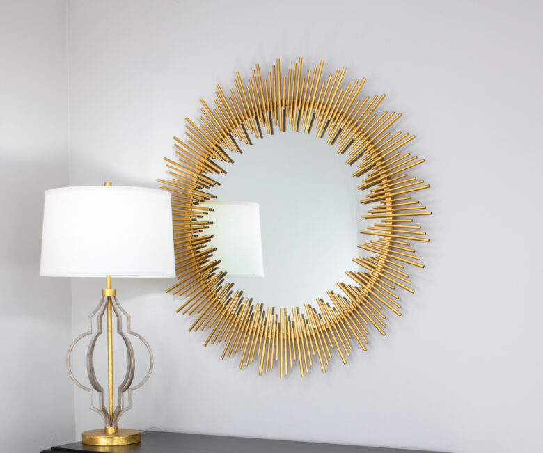 Pierre Gold Sunburst Mirror - Image 3