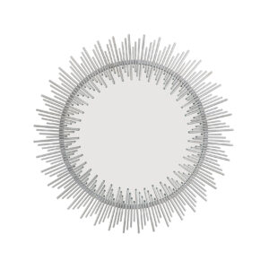 Pierre Silver Sunburst Mirror- Lillian Home