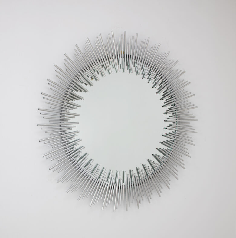 Pierre Silver Sunburst Mirror - Image 2