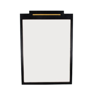 Ralph Black & Gold Wall Mirror- Lillian Home