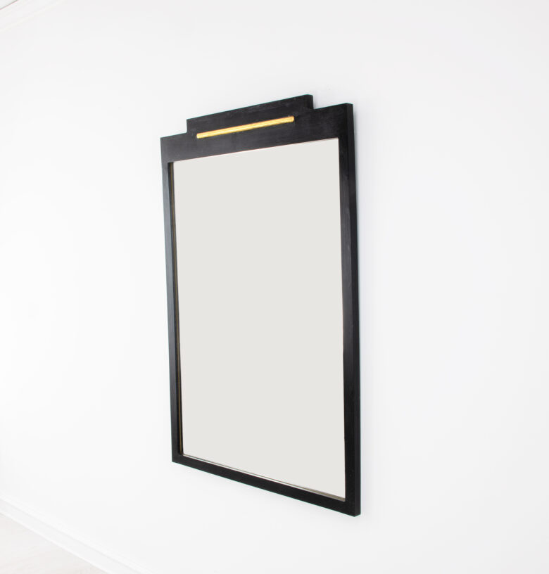 Ralph Black & Gold Wall Mirror - Image 2