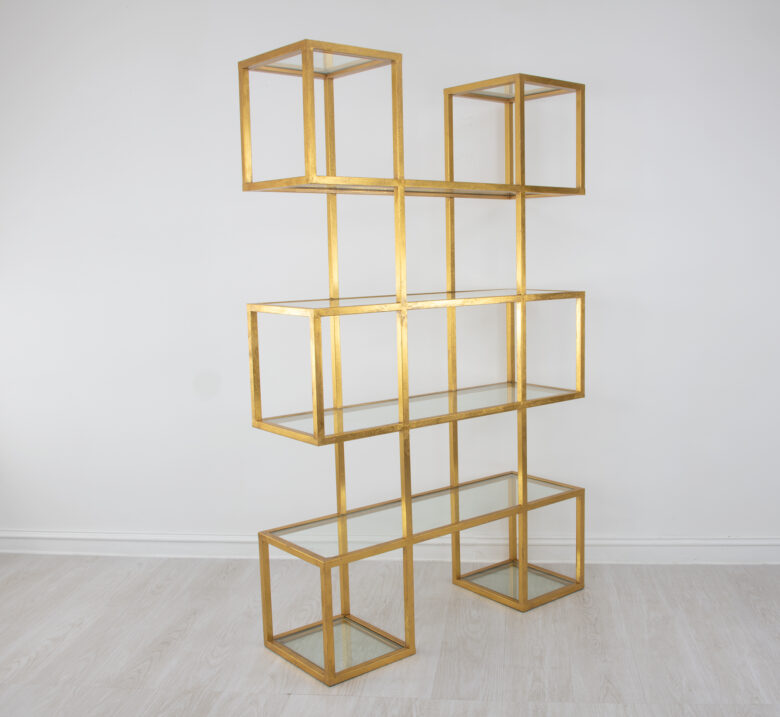 Soho Gold Box Cube Shelf - Image 3