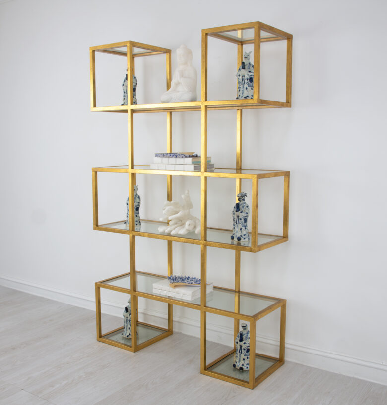 Soho Gold Box Cube Shelf - Image 6