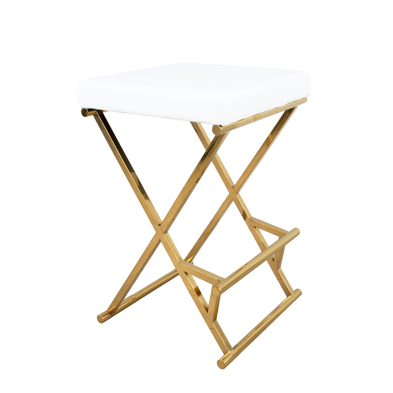 Tory Gold Counter Stool- Lillian Home