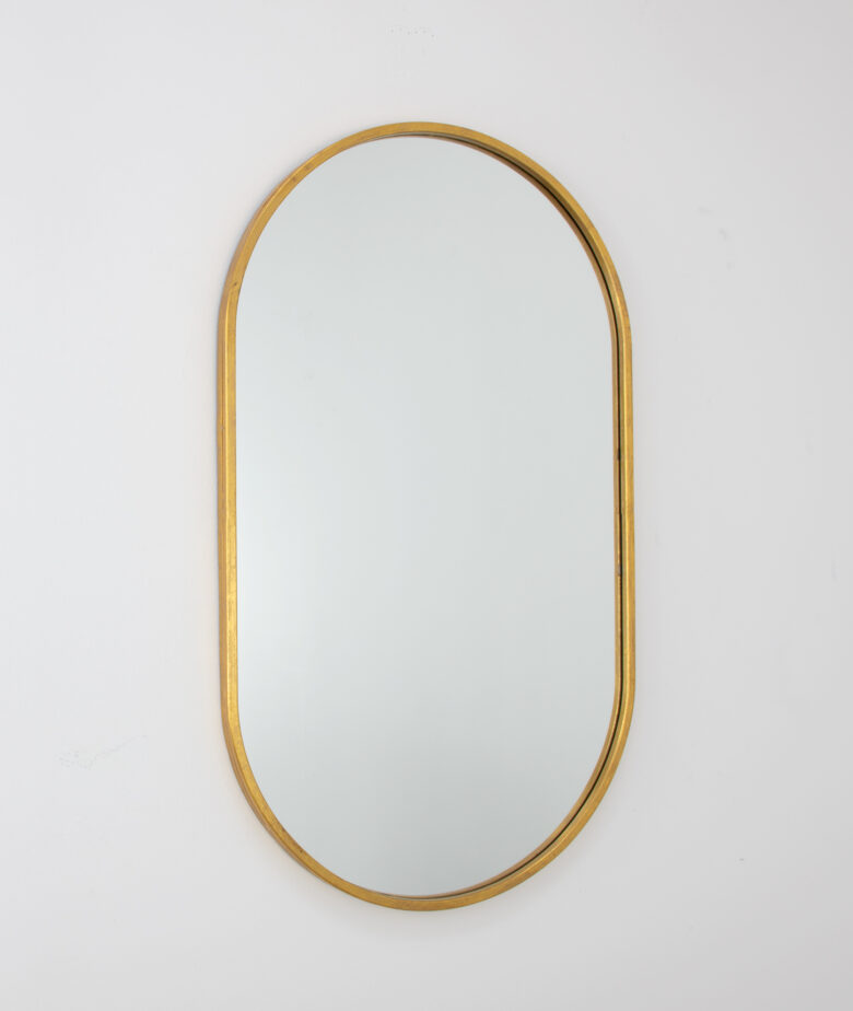 Tuma Gold Oval Wall Mirror - Image 5