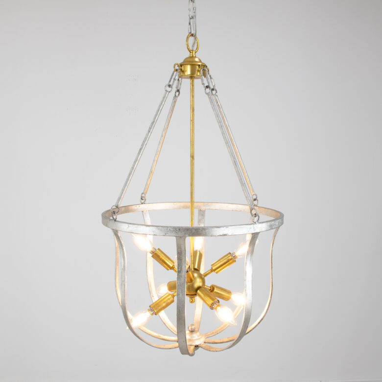 Maxim Silver & Gold Chandelier - Image 5