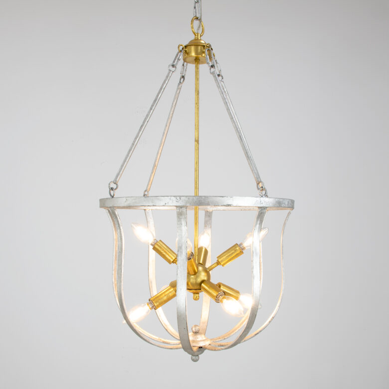 Maxim Silver & Gold Chandelier - Image 6