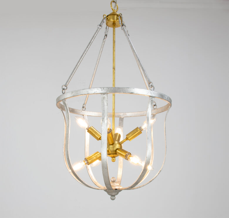 Maxim Silver & Gold Chandelier - Image 3