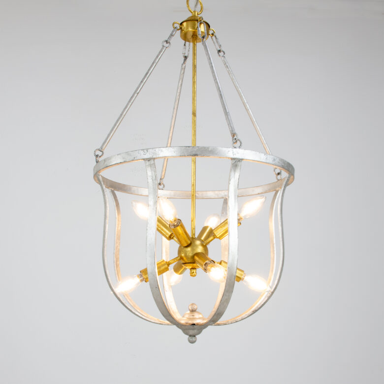 Maxim Silver & Gold Chandelier - Image 4