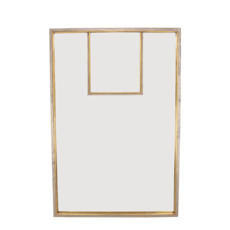 Porta Champagne & Gold Wall Mirror- Lillian Home