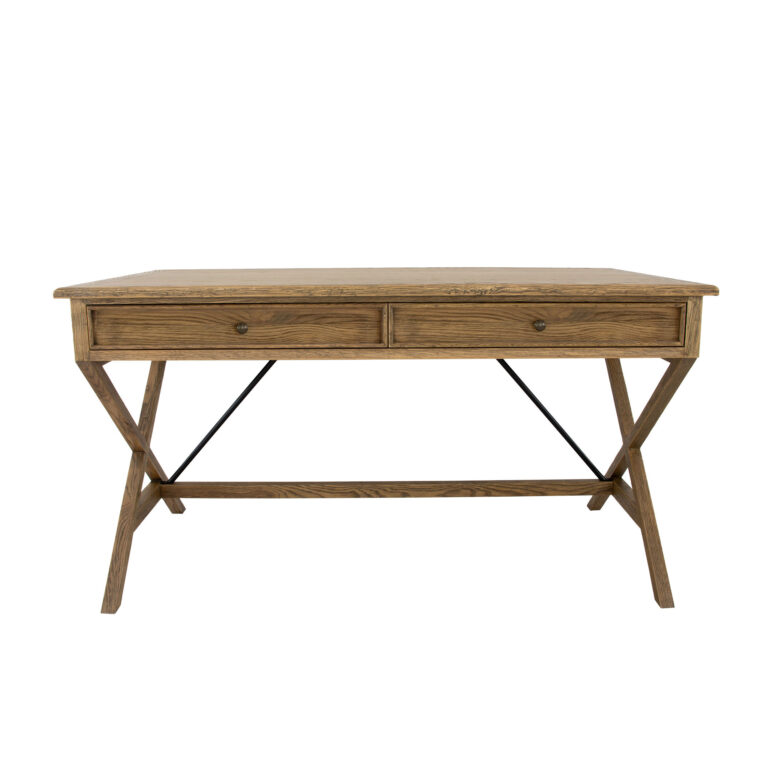 Jason Raw Oak Desk- Lillian Home