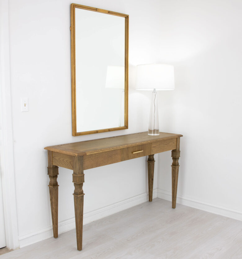 Mason Raw Oak Console Table - Image 5