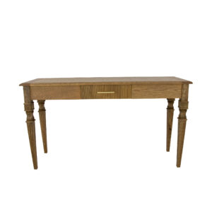 Mason Raw Oak Console Table- Lillian Home