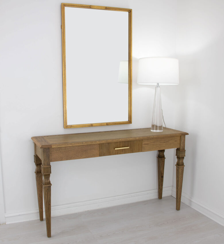 Mason Raw Oak Console Table - Image 7